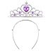 Eccoo House 6PCs Princess Dress Up Accessories Gift Set for Sofia Crown Scepter Necklace Earrings Gloves Ring