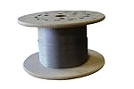 Loos Stainless Steel 18-8 Wire Rope, 7x7 Strand Core, 1/32" Bare OD, 250' Length, 140 lbs Breaking Strength