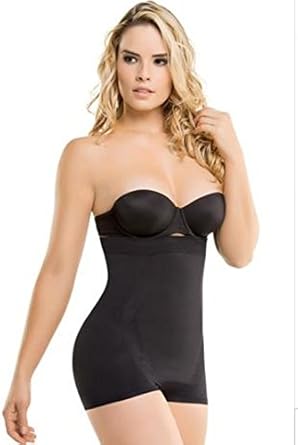 Amazon Com Fajate Cysm 1580 Cachetero Termico Strapless Realza Gluteos Sin Costuras Seamless Underbust Body Shaper In Boyshort Clothing