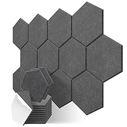 JBER Hexagon Acoustic Panels Beveled Edge Sound