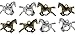 40 PC Horse Charm Pendants Silver & Bronze Tone 20x16mm, Equestrian Jewelry Making DIY