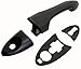 DAT AUTO PARTS Front Left Driver Or Right Passenger Side Exterior Door Handle Replacement for 2000-2007 Ford Focus Black Textured FO1310141 YS4Z5422404AAA