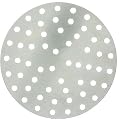 Winco APZP-8P, 8-Inch Aluminum Perforated Pizza Disk with 57 Holes, Pizza Screen