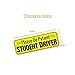 Student Driver Magnet Please Be Patient Safety Sign (Reusable) Premium Quality Reflective Warning Student Driver Bumper Safety Sign（3Pack）
