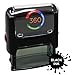 Custom Self Inking Rubber Stamp - 1 Line (Black)