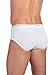 Jockey Men's Underwear Classic Low Rise Brief - 3 Pack, White, 36