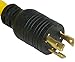 Conntek 20572: 30 Amp L5-30 Locking Style Generator Extension Cord, 50 Feet Yellow