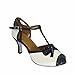 Misu Women's Peep toe Sandals Latin Salsa Tango Practice Ballroom Dance Shoes with 2.75