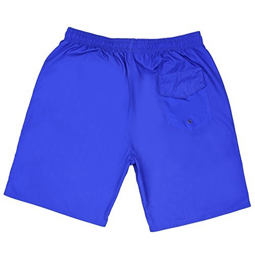 youvimi Men Stripe Quick Dry Swim Trunk With Mesh Lining