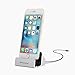 ZUMECA iPhone Charger Dock ,Desktop Charger Station,Charging Stand Cradle Lightning Magneti Dock Base Fast Charging for iPhone X 8 7 7 Plus 6 6S Series