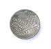 Gray Ring Dish - Handmade Jewelry Bowl with stamped geometric pattern and light grey glaze