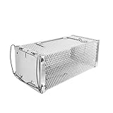 Rosoli Rat Trap, Rats Mice Trap Live Animal Humane Cage Catcher for Chipmunks and Other Similar Sized Pest Control Rodents