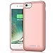 iPhone 6s/6 Battery Case 6000mAh, HETP Protective Rechargeable External Battery Pack for Apple iPhone 6 iPhone 6s Charging Case Portable Backup Power Bank (4.7 inch)- Rose gold