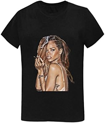 ALLIEED Women's Rihanna Sexy T-shirt -S
