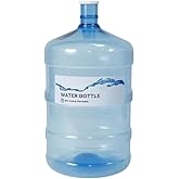 TIMPHO 5 Gallon Water Bottle – BPA Free Durable Plastic Jug with Easy Grip Handle, Reusable Container for Top and Bottom Load Water Dispensers, Storage & Home Use