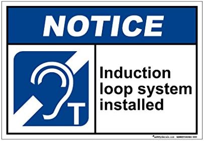 Notice - Induction loop system installed
