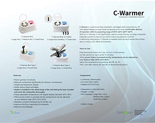 3 C+Warmer+Type+Composite+Anesthetic+Cartridge