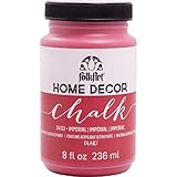 FolkArt Home Decor Chalk Furniture & Craft Paint in Assorted Colors (8 Ounce), 34153 Imperial