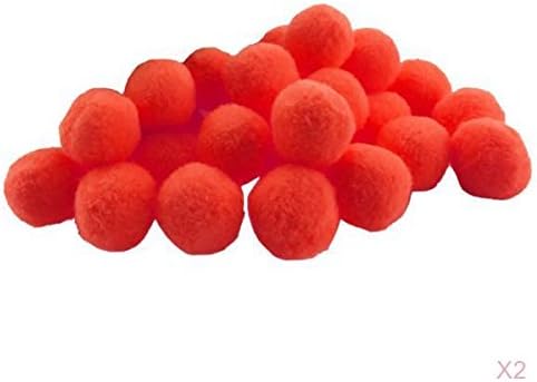 Amazon Co Jp ポンポンボール 毛球 ポンポン 手芸 Diy手作り 手芸材料 飾り素材 クラフト 9色選択 赤 おもちゃ