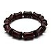 Zen Dear Unisex Natural African Blood Red Sandalwood Prayer Beads Tibetan Buddhism Mala Bracelet Necklace