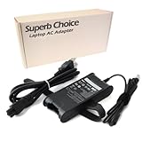 Replacement Ac Adapter Charger for Dell Inspiron Series 1401, 1410, 1420, 1501, 1520, 1521, 1525, 6000, 6400, E1405, E1505,3-prong,65W 19.5V 3.34A