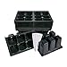 New, Thicker Design! 360 Deep Jumbo Cells Seedling Starter Trays for Seed Germination +10 Plant Labels (60, 6-cell Jumbo Trays) 606 Pattern