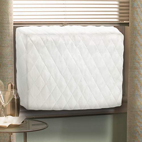 Air Jade White Quilted Indoor Cover for Window Air Conditioner (Large- 28'' x20'' x 4'') - Thumbnail 6