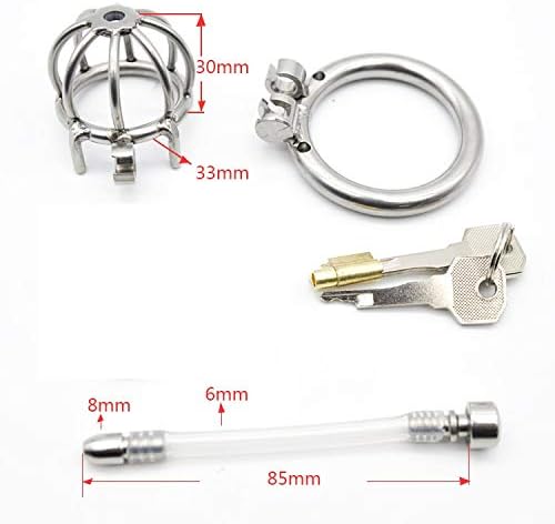 Bondage Masters Male Chastity Device, Removable Urethral Tube with Air-Flow Tip, Black - Image 5