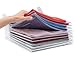 Perfect Life Ideas 10 Pack Stackable T Shirt and Document Organizer, Clothes Storage Organizers for Closets - Pull Out Tshirts Without Messing Other Clothes
