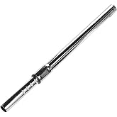 HUIAWAY 1.25" Metal Vacuum Extension Wand Central Vac Tube Extends to 31.9" | Telescopic Adjustable 1 1/4 inch vacuum wands with hole