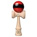 USA Kendama - Tribute - Wooden Skill Toy - Red with Black Stripe