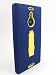 Kaleidio ™ Dual Layer Armor Hybrid Case Cover for Nokia Lumia 1520 (AT&T) - Navy Blue/Yellow (Package Includes a Overbrawn Prying Tool & Stylux Stylus Combo) - Retail Packaging