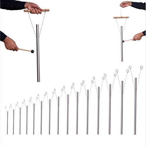 15 Human Organ Healing Tuned Pipes louder than tuning fork with mallet, hand stand & Fast shipping