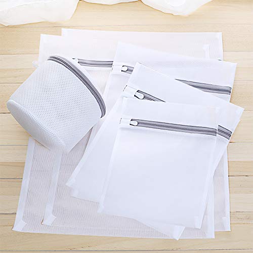 Sunta Mesh Laundry Bag, 6 Pack Laundry Bag, Laundry Bags for Delicates with Premium Zipper, Travel Storage Organize Bag, Clothing Washing Bags for Laundry, Blouse, Bra, Hosiery, Stocking, Underwear - Thumbnail 2