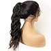 Persephone 180% Density 360 Lace Frontal Wig Pre Plucked with Baby Hair Glueless Deep Body Wave 360 Lace Wigs Human Hair Virgin Brazilian Remy 360 Frontal Wig for Black Women 14 Inches Natural Color