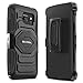 Galaxy S7 Active Case, Evocel [New Generation] Dual Layer Rugged Holster Case with Kickstand & Belt Clip for Samsung Galaxy S7 Active SM-G891 (Does NOT fit Regular S7 - S7 Active only), Black