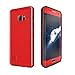 Eazewell Durable Ultra Slim 100% Water Resistant Skin Waterproof Case Shockproof Crashproof Dustproof Hard Shell Protective Box Rugged Cover for Samsung Galaxy S7 Edge SM-G935 (Red)