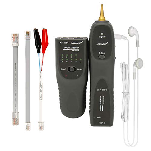 Wire Tracker RJ11 RJ45 Cable Tester Line Finder, NOYAFA Handheld Cable