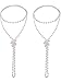 Mudder 2 Pack 1920s Artificial Pearl Necklace Flapper Beads Faux Pearl, 71 Inch