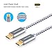 Type USB C-C Cable, CableCreation 6.6ft Braided USB 2.0 Type C (USB-C) to Type C Data Charging Cable(3A) Compatible MacBook(Pro), Nintendo Switch, Chromebook Pixel, Nexus 5X/ 6P, etc (Space Gray)