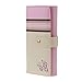 Coromose Clutch Checkbook Money Clip Change Fox Love Pattern Purse Handbag Wallet (Pink)