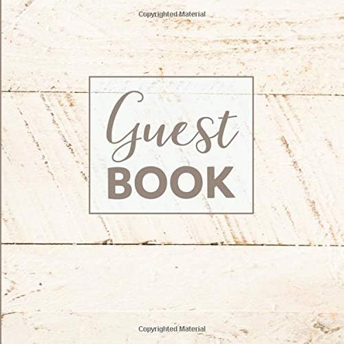 Rustic Chic Guest Book: for Party Guests, Events, Weddings, Showers, Graduation, Birthday, Anniversary, Prom, Engagement comments messages Paperback – April 18, 2019
