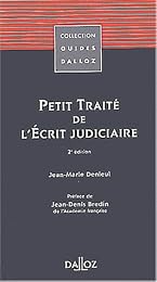 Petit traité de l'écrit judiciaire