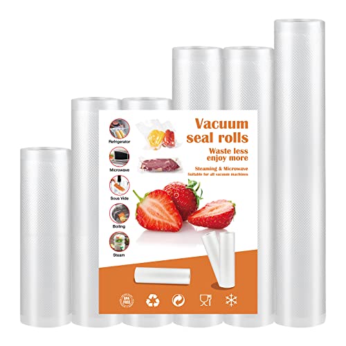 Vacuum Sealer Bags Food-Bag Rolls - 6 Inch |8 Inch
