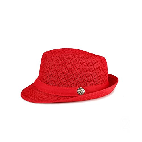 RoseSummer Women Men Mesh Fedora Hat Soft Cool Panama | Ubuy display picture 2