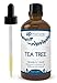 Tea Tree Melaleuca Oil 4 OZ - For Diffuser or Skin - Skin Tag Removal, Nail Fungus, Great for Hair and Scalp - 100% Pure, Undiluted & Unfiltered - Use to Make Soap, Cream, Shampoo & Face And Body Wash