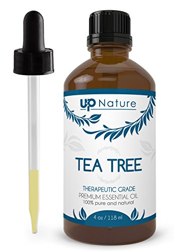 Tea Tree Melaleuca Oil 4 OZ - For Diffuser or Skin - Skin Tag Removal, Nail Fungus, Great for Hair and Scalp - 100% Pure, Undiluted & Unfiltered - Use to Make Soap, Cream, Shampoo & Face And Body Wash (Best Tea Tree Oil For Skin Tags)