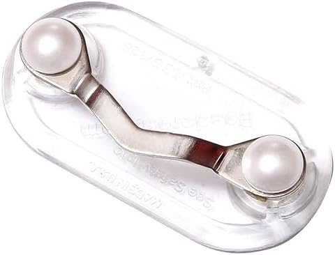 Magnetic Eyeglass Holders 2 Pack Stainless Steel Secure Clip for Readers Sunglas Amazon.com: Readerest Magnetic Glasses Holder (2 Pack  main image 3