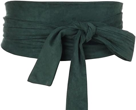 Women's Bowknot Self Tie Wrap Around Obi Waist Band Cinch Boho Waist Belt