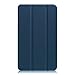 T-Mobile Alcatel OneTouch Pixi 7 Slim Shell Case - NOT Fit Sprint Version, Fintie Ultra Slim Lightweight PU Leather Standing Cover, Light Blue